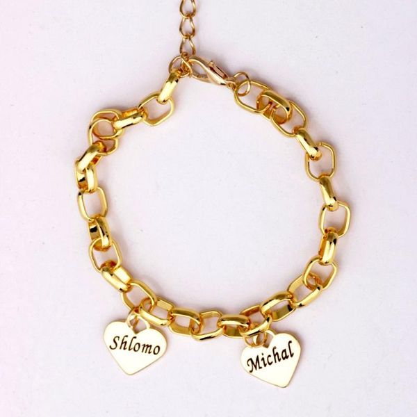 charm bracelets heart letter bracelet 2021 listing pulsera jewelry for men and women custom any name yp2758, Golden;silver
charm bracelets heart letter bracelet 2021 listing pulsera jewelry for men and women custom any name yp2758, Golden;silver