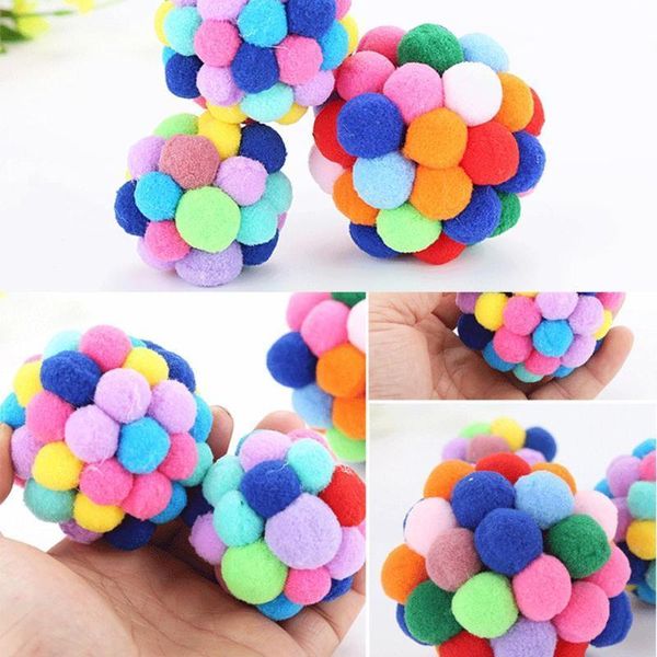 toy pet cat colorful lovely handmade bells bouncy ball built-in catnip interactive toy great for fun and entertainment
toy pet cat colorful lovely handmade bells bouncy ball built-in catnip interactive toy great for fun and entertainment