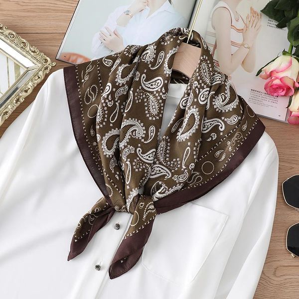 women print silk neck scarf shawls neck hair wraps square head band foulard female print summer scarves bandana wmthjp bdesybag, Blue;gray
women print silk neck scarf shawls neck hair wraps square head band foulard female print summer scarves bandana wmthjp bdesybag, Blue;gray