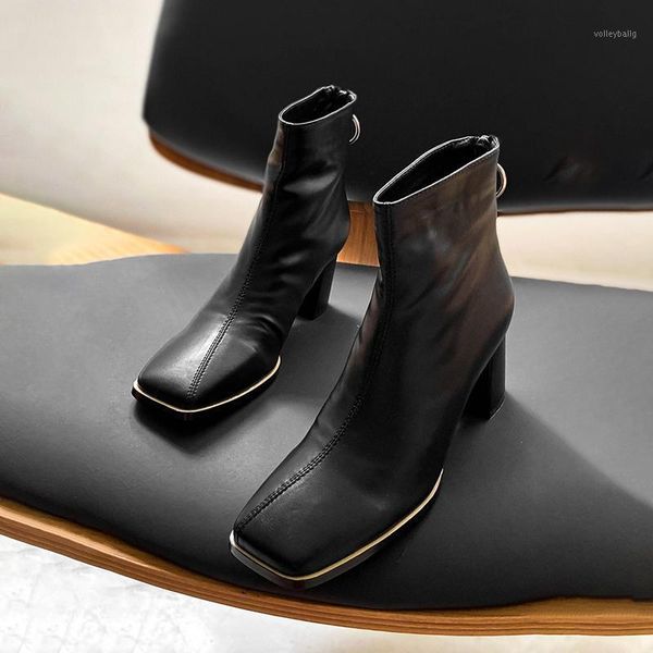 deat 2020 new autumn and winter fashion casual square head thick heeled leather single shoes women short cool boots sf7841, Black
deat 2020 new autumn and winter fashion casual square head thick heeled leather single shoes women short cool boots sf7841, Black