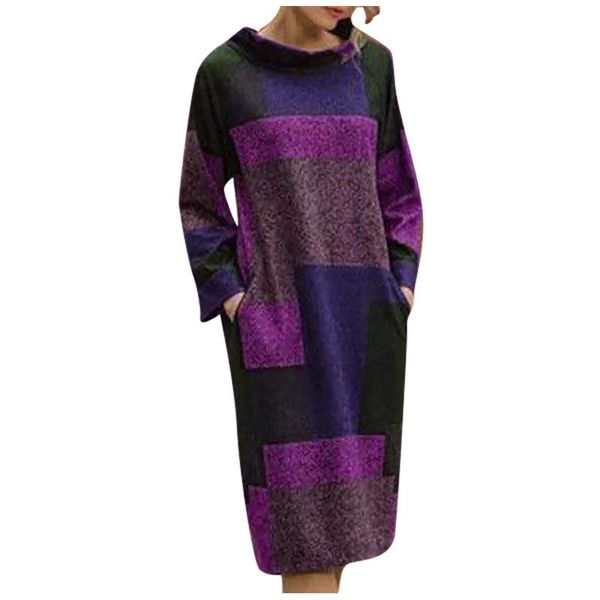 #60 women fashion retro printed loose mid-length long sleeve dress elegant ladies streetwear aesthetic vestido de mujer, Black;gray
#60 women fashion retro printed loose mid-length long sleeve dress elegant ladies streetwear aesthetic vestido de mujer, Black;gray