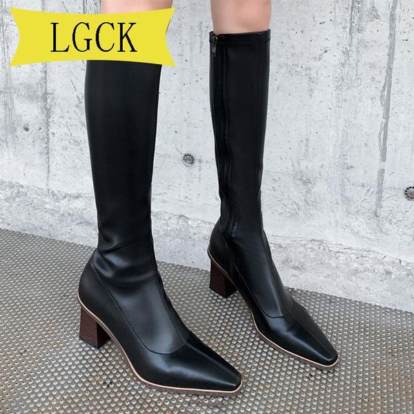 boots plus size 34-43 knee high women shoes pointed toe leather platform riding zipper ladies long autumn black
boots plus size 34-43 knee high women shoes pointed toe leather platform riding zipper ladies long autumn black