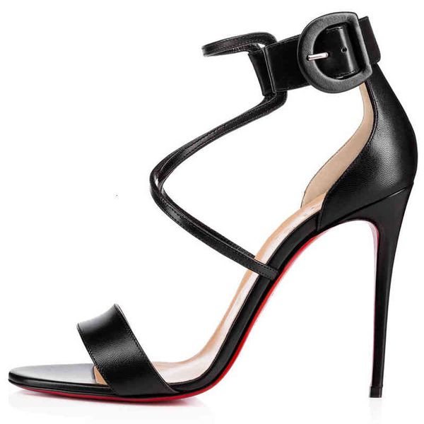 sophisticated 17s summer fashion luxury brand women shoes high heel open toes leather sandals red bottom choca 100mm, Black
sophisticated 17s summer fashion luxury brand women shoes high heel open toes leather sandals red bottom choca 100mm, Black