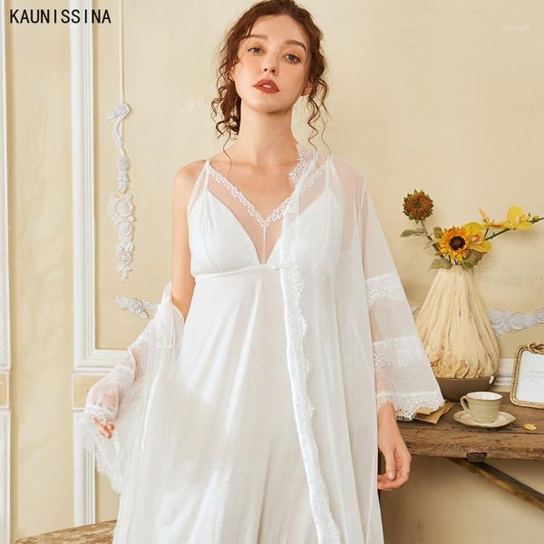 robe nightgown sleepwear sets female bathrobe cotton lace robes with autumn nightdress white pink two-piece suit homewear1, Black;red
robe nightgown sleepwear sets female bathrobe cotton lace robes with autumn nightdress white pink two-piece suit homewear1, Black;red