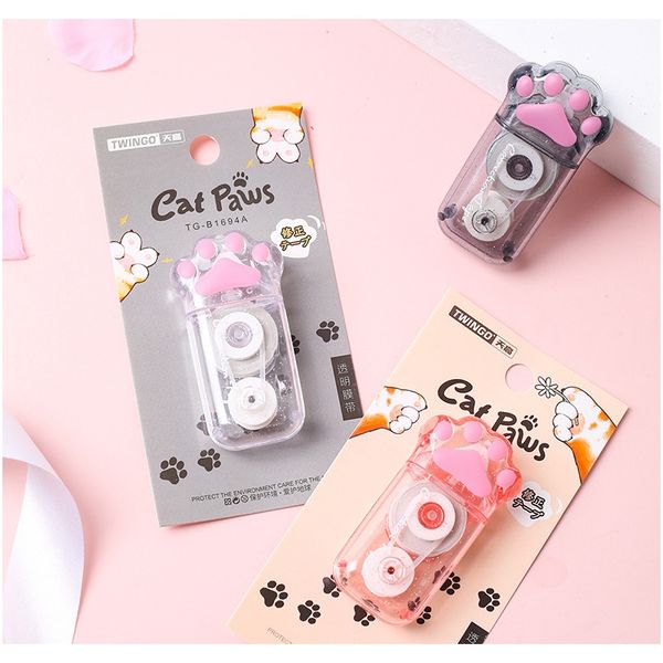 1 lovely kawaii transparent cute cat claw stationery office school supply gift corrector novel correction tape wmtqcf xhhair, Black;red
1 lovely kawaii transparent cute cat claw stationery office school supply gift corrector novel correction tape wmtqcf xhhair, Black;red