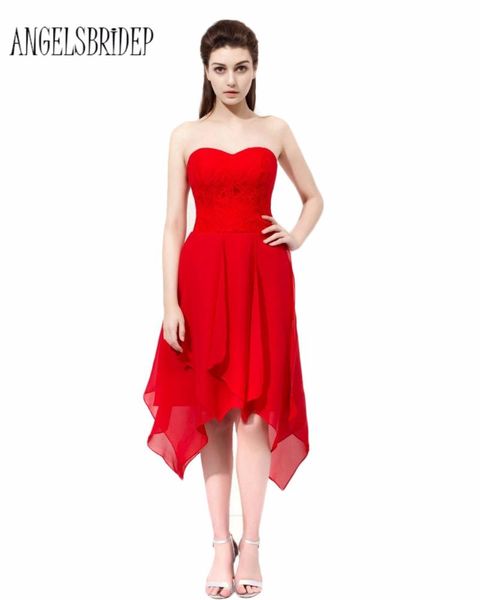 party dresses angelsbridep red cocktail dress 2021 elegant chiffon knee length women sweetheart short lady, White;black
party dresses angelsbridep red cocktail dress 2021 elegant chiffon knee length women sweetheart short lady, White;black