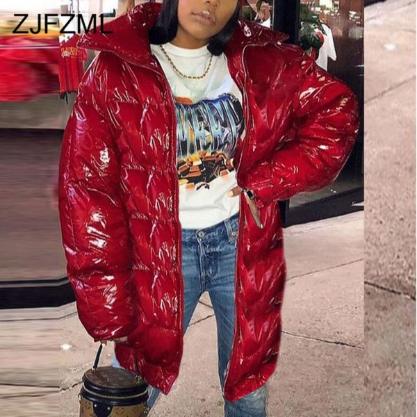 women's down & parkas bright pu faux leather maxi bubbles jackets for women 2021 winter clothes long sleeve warm thick puffer outerwear, Black
women's down & parkas bright pu faux leather maxi bubbles jackets for women 2021 winter clothes long sleeve warm thick puffer outerwear, Black