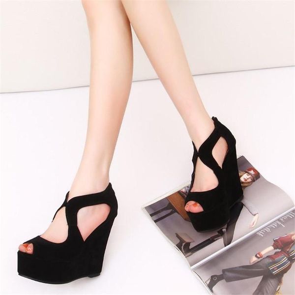 sandals women high heels shoes sandal lady wedge night club shoe waterproof fish mouth, Black
sandals women high heels shoes sandal lady wedge night club shoe waterproof fish mouth, Black