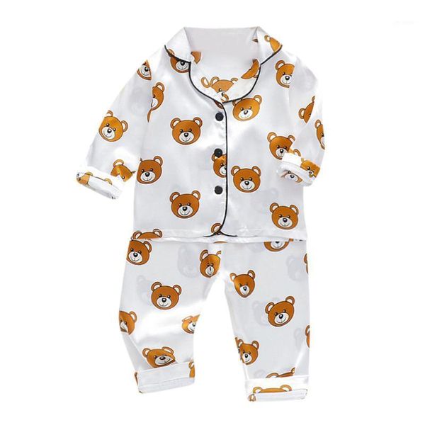 2020 toddler baby boys winter sleepwear long sleeve cartoon bear +pants pajamas outfits 2 pcs children clothes ropa de niño1, White
2020 toddler baby boys winter sleepwear long sleeve cartoon bear +pants pajamas outfits 2 pcs children clothes ropa de niño1, White