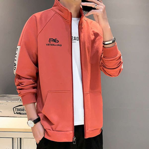6870 autumn winter youth sportswear cardigan student trendy loose sweater men's stand collar jacket, Gray
6870 autumn winter youth sportswear cardigan student trendy loose sweater men's stand collar jacket, Gray