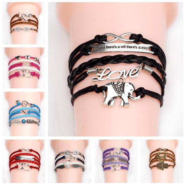 diy knitting bracelet for women infinity series bracelet accessories gsfb052 mix order 20 pieces a lot charm bracelets, Golden;silver
diy knitting bracelet for women infinity series bracelet accessories gsfb052 mix order 20 pieces a lot charm bracelets, Golden;silver