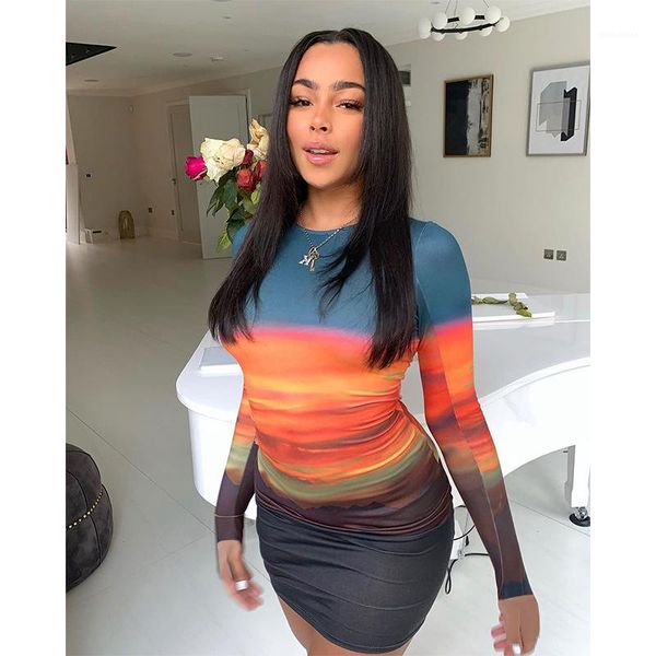 autumn contrast color long sleeve colorful print crew neck slim dresses fashion casual female clothing womens party dress, Black;gray
autumn contrast color long sleeve colorful print crew neck slim dresses fashion casual female clothing womens party dress, Black;gray