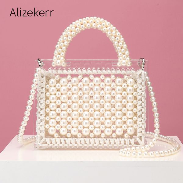 luxury acrylic pearl evening clutch bags women handmade beaded clear purses and handbags ladies woven shoulder bag wedding party y200623
luxury acrylic pearl evening clutch bags women handmade beaded clear purses and handbags ladies woven shoulder bag wedding party y200623