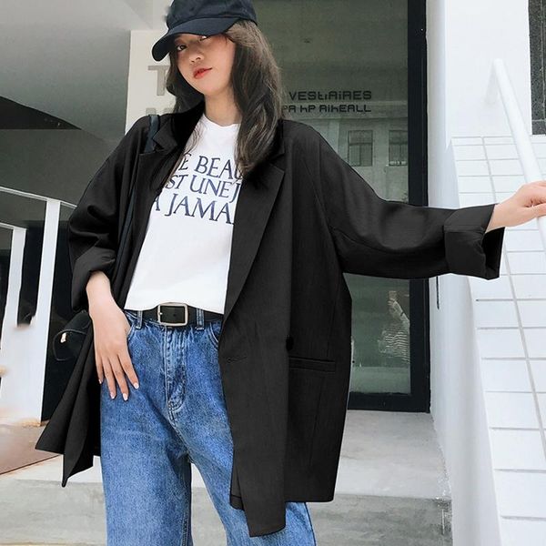 fashion tide new fashion autumn office lady lazy loose wild loose double-breasted long-sleeved notched casual women suit ai752, White;black
fashion tide new fashion autumn office lady lazy loose wild loose double-breasted long-sleeved notched casual women suit ai752, White;black