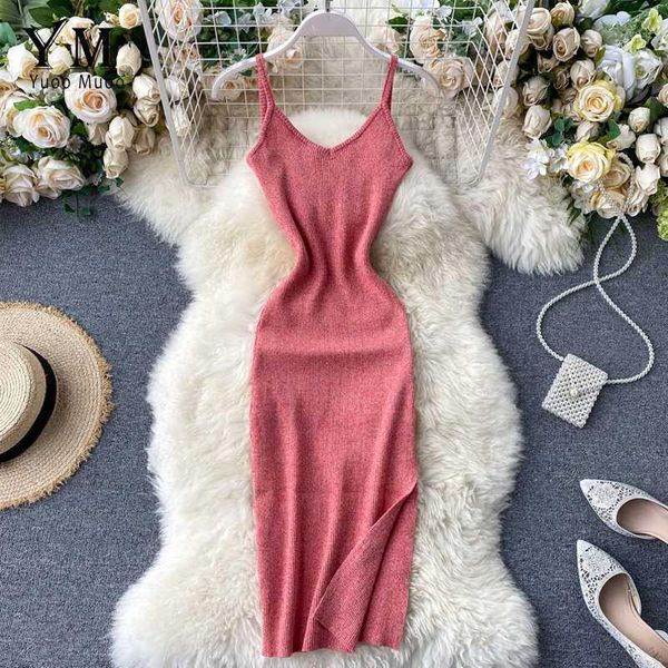 yuoomuoo basic dress women summer 2020 new v-neck backless slim knit bodycon dress ladies stretch solid pink vestidos1, Black;gray
yuoomuoo basic dress women summer 2020 new v-neck backless slim knit bodycon dress ladies stretch solid pink vestidos1, Black;gray