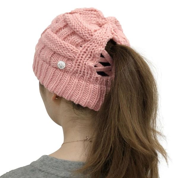 women winter cable knit beanie hat with side buttons criss cross cap 6xda, Blue;gray
women winter cable knit beanie hat with side buttons criss cross cap 6xda, Blue;gray
