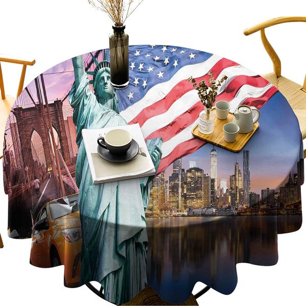 round tablecloth cotton linen dust-proof table cover usa touristic concept collection statue of liberty nyc cityscape flag cars
round tablecloth cotton linen dust-proof table cover usa touristic concept collection statue of liberty nyc cityscape flag cars