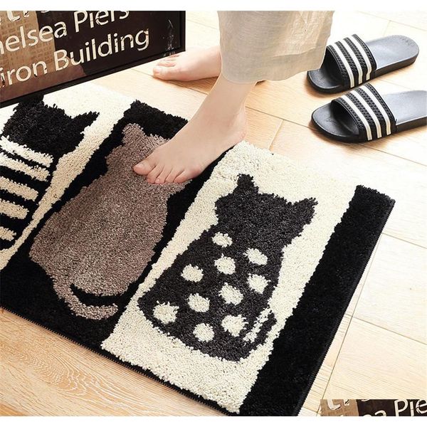 cute 3 cats door mats bathroom mats non-slip absorbent kitchen rug machine washable rug - qyljmf wphome
cute 3 cats door mats bathroom mats non-slip absorbent kitchen rug machine washable rug - qyljmf wphome