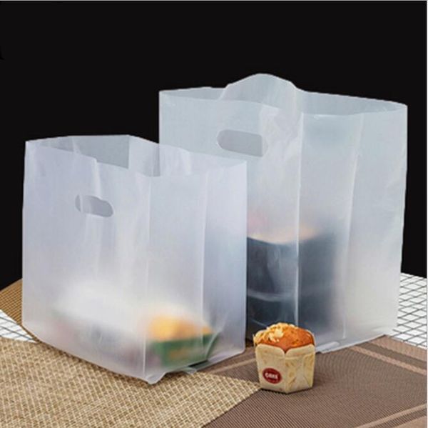 50pcs transparent plastic bag with handle packaging bag party favor baking take away bags
50pcs transparent plastic bag with handle packaging bag party favor baking take away bags