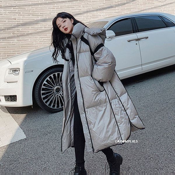 2020 new oversize winter 90% white duck down coat women jacket female hooded long parkas thick warm loose casual outwear y234 c1204, Black
2020 new oversize winter 90% white duck down coat women jacket female hooded long parkas thick warm loose casual outwear y234 c1204, Black