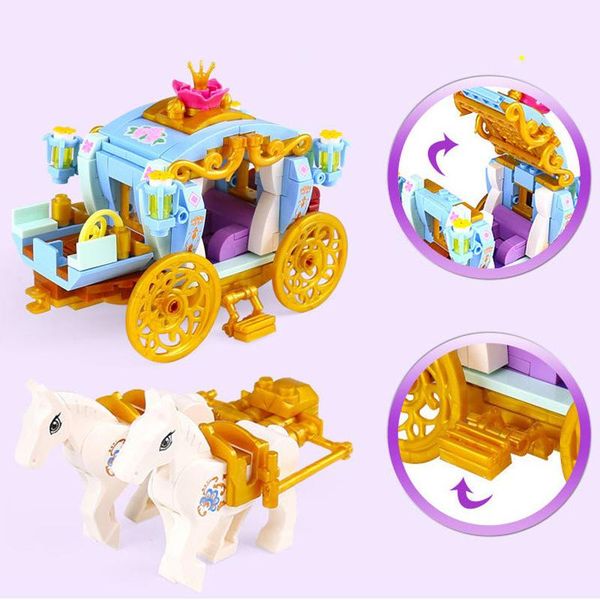 349pcs princess and prince castle royal white horse carriage bricks set cinderella building blocks compatible girls toys gifts wmtvam
349pcs princess and prince castle royal white horse carriage bricks set cinderella building blocks compatible girls toys gifts wmtvam