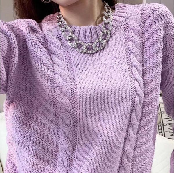 2020 the new autumn/winter women's long sleeves knitting simple style fashion loose big size violet sweaters ing, White;black
2020 the new autumn/winter women's long sleeves knitting simple style fashion loose big size violet sweaters ing, White;black