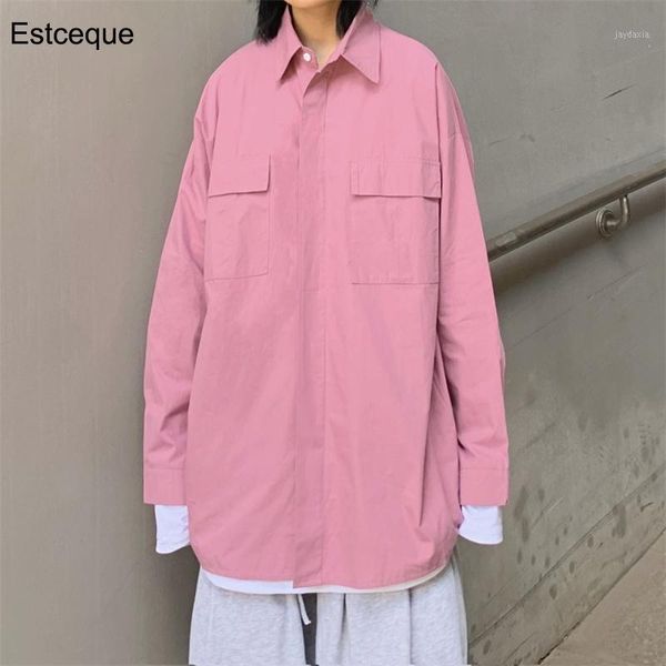 korean big pocket pink shirt jacket long-sleeved loose shirts for men and women summer and autumn thin outwear shirts1, White
korean big pocket pink shirt jacket long-sleeved loose shirts for men and women summer and autumn thin outwear shirts1, White