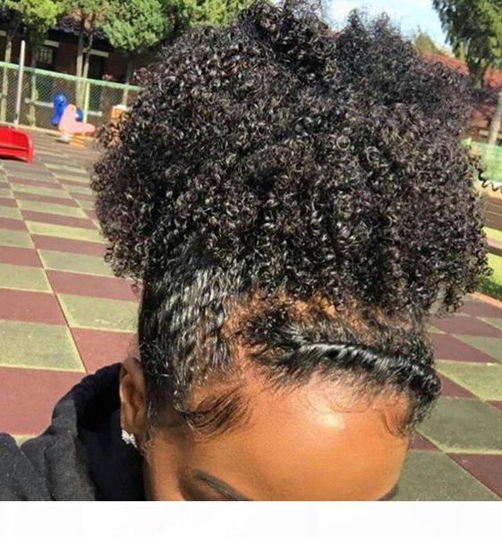 120g high afro ponytail extension human hair ponytails afro kinky clip in virgin brazilian hair drawtring ponytail hairpieces, Black
120g high afro ponytail extension human hair ponytails afro kinky clip in virgin brazilian hair drawtring ponytail hairpieces, Black