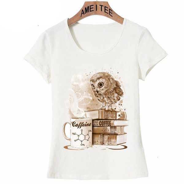 vintage owl design t-shirt summer fashion women t-shirt coffee obsession owl print t shirt casual cute female tees, White
vintage owl design t-shirt summer fashion women t-shirt coffee obsession owl print t shirt casual cute female tees, White