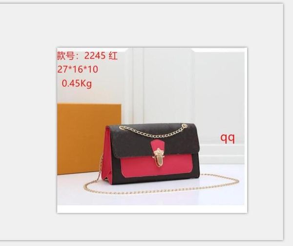 1channel handbag classic fashion lady bag brand designer bangs bag leather bag lady shoulder, Black;red
1channel handbag classic fashion lady bag brand designer bangs bag leather bag lady shoulder, Black;red