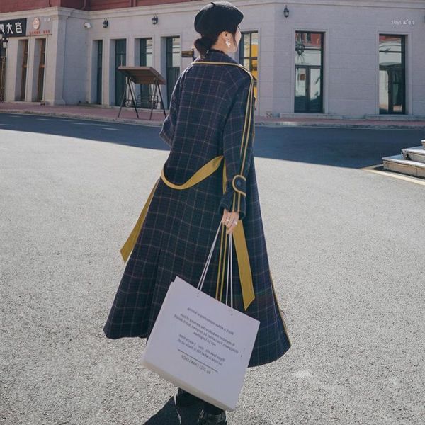 jane deiune 2020 new winter women plaid woolen coat with belt fashion chic elegant style overcoat casual loose outwear1, Black
jane deiune 2020 new winter women plaid woolen coat with belt fashion chic elegant style overcoat casual loose outwear1, Black