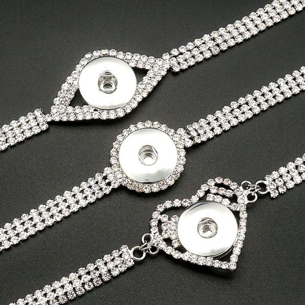 charm bracelets fashion crystal shinning heart round metal snap bracelet 20cm fit 18mm button jewelry wholesale, Golden;silver
charm bracelets fashion crystal shinning heart round metal snap bracelet 20cm fit 18mm button jewelry wholesale, Golden;silver