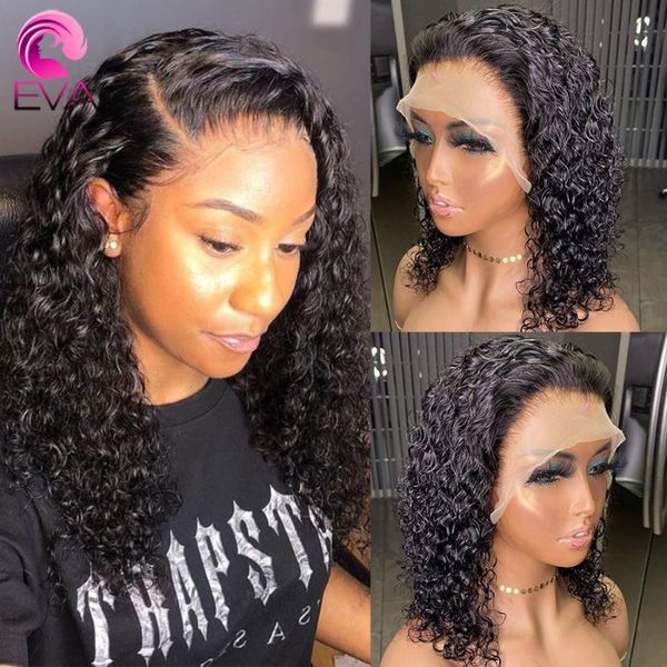 lace wigs eva 13x6 front human hair bleached knots pre plucked with baby 150% short bob curly remy wig for women, Black;brown
lace wigs eva 13x6 front human hair bleached knots pre plucked with baby 150% short bob curly remy wig for women, Black;brown
