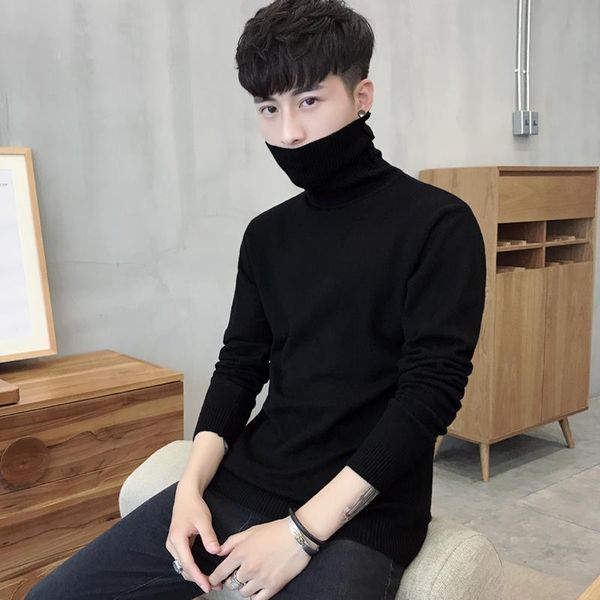 men's sweaters self cultivation bottoming shirt high collar sweater knitwear cashmere korean autumn winter, White;black
men's sweaters self cultivation bottoming shirt high collar sweater knitwear cashmere korean autumn winter, White;black