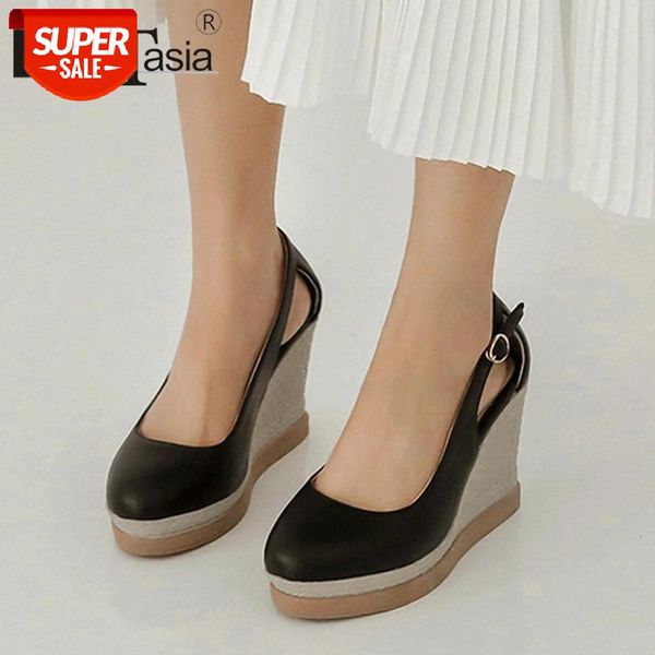 doratasia new fashion ladies summer sandals high heels sandals women slip on buckle decoration round toe platform shoes woman #us2l, Black 
doratasia new fashion ladies summer sandals high heels sandals women slip on buckle decoration round toe platform shoes woman #us2l, Black