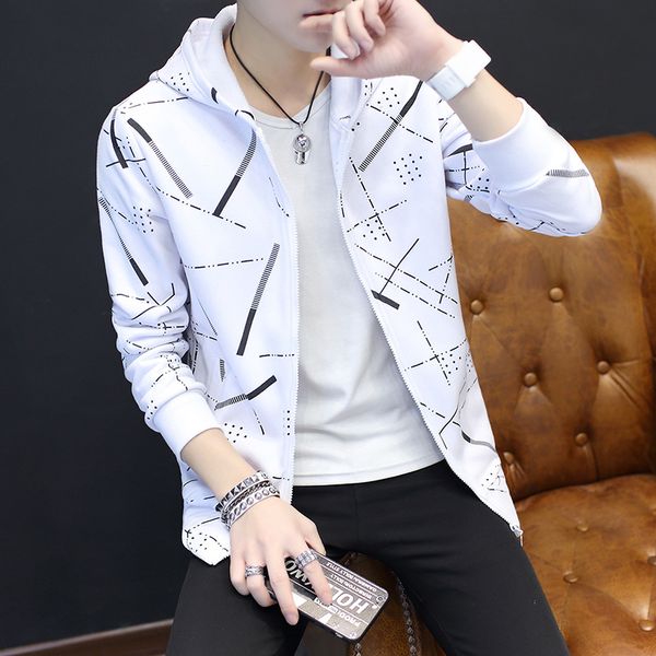 youth sweater men's spring and autumn winter clothes student's korean fashion cardigan with cap coat, Blue
youth sweater men's spring and autumn winter clothes student's korean fashion cardigan with cap coat, Blue