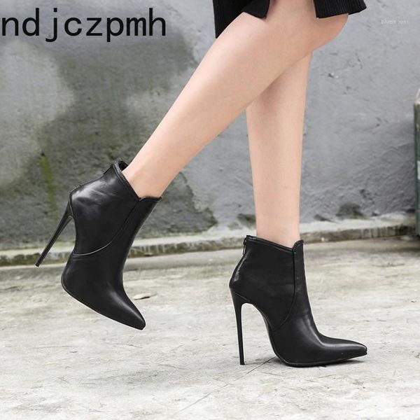 ankle boots the new autumn and winter fashion pointed zipper fine heel high heel short tube shoes women 12cm high black1, Black
ankle boots the new autumn and winter fashion pointed zipper fine heel high heel short tube shoes women 12cm high black1, Black