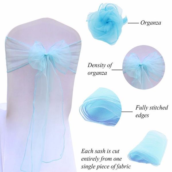 100pcs organza wedding chair decoration chair sashes knot chairs bow cover for wedding party event banquet decor qylmig
100pcs organza wedding chair decoration chair sashes knot chairs bow cover for wedding party event banquet decor qylmig