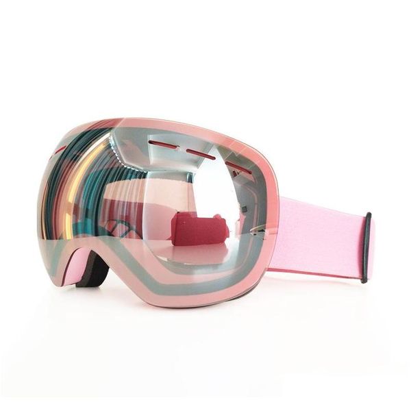 skiing double layer pink women ski goggles frameless snow glasses anti fog protection snowboard snow goggles
skiing double layer pink women ski goggles frameless snow glasses anti fog protection snowboard snow goggles