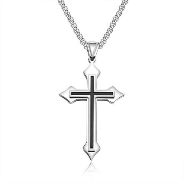 chains 2021 temperament hip hop simple cold wind jesus cross necklace men's jewelry pendant women's gift wholesale, Silver
chains 2021 temperament hip hop simple cold wind jesus cross necklace men's jewelry pendant women's gift wholesale, Silver