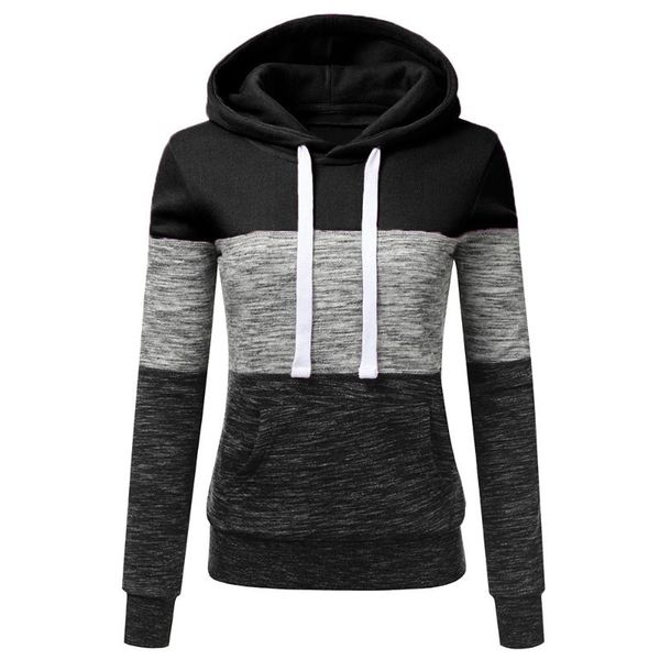women's hoodies & sweatshirts fashion casual sweatshirt patchwork ladies sport hooded autumn&winter daily warm collocation outfit, Black
women's hoodies & sweatshirts fashion casual sweatshirt patchwork ladies sport hooded autumn&winter daily warm collocation outfit, Black
