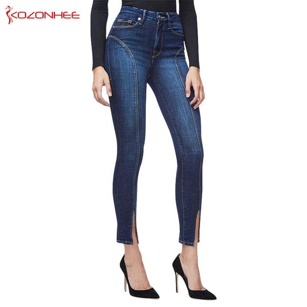 new side stripe stretch jeans women high wais unique design jeans elasticity skinny pencil women #124, Blue
new side stripe stretch jeans women high wais unique design jeans elasticity skinny pencil women #124, Blue