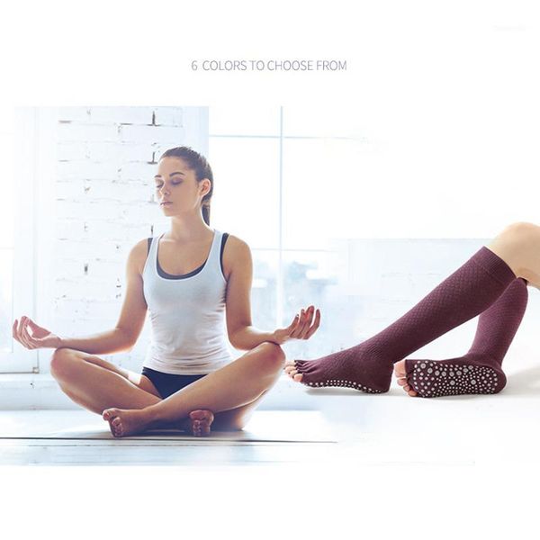 sports socks 1pair long yoga tube women non-slip open toe fingers anti slip cotton breathable elasticity1, Black
sports socks 1pair long yoga tube women non-slip open toe fingers anti slip cotton breathable elasticity1, Black