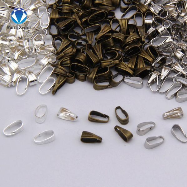 200pcs 6 8 10mm gold rhodium color pendant clasp bail beads charms pendant connector accessories for jewelry making finding diy h bbyndi, Black
200pcs 6 8 10mm gold rhodium color pendant clasp bail beads charms pendant connector accessories for jewelry making finding diy h bbyndi, Black