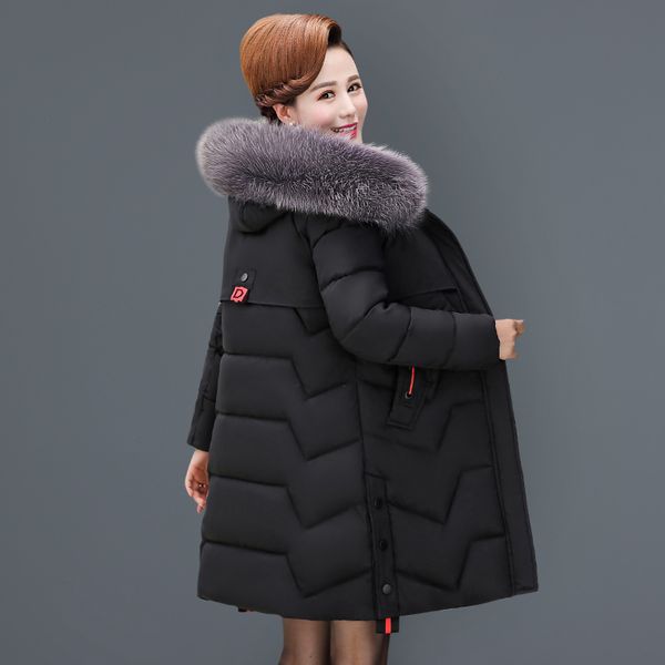 medium age new warm big 5xl 2020 female winter with fur collar hat down cotton jacket 2qjc, Black
medium age new warm big 5xl 2020 female winter with fur collar hat down cotton jacket 2qjc, Black