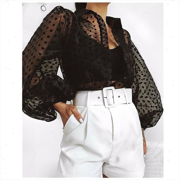 2021 fashion trend womens summer sheer mesh puff sleeve see through blouse unique design club party clothes, White
2021 fashion trend womens summer sheer mesh puff sleeve see through blouse unique design club party clothes, White
