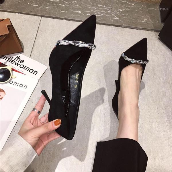 dress shoes women pointed toe high heels female fashion shallow crystal pumps lady elegant party pumps1, Black
dress shoes women pointed toe high heels female fashion shallow crystal pumps lady elegant party pumps1, Black