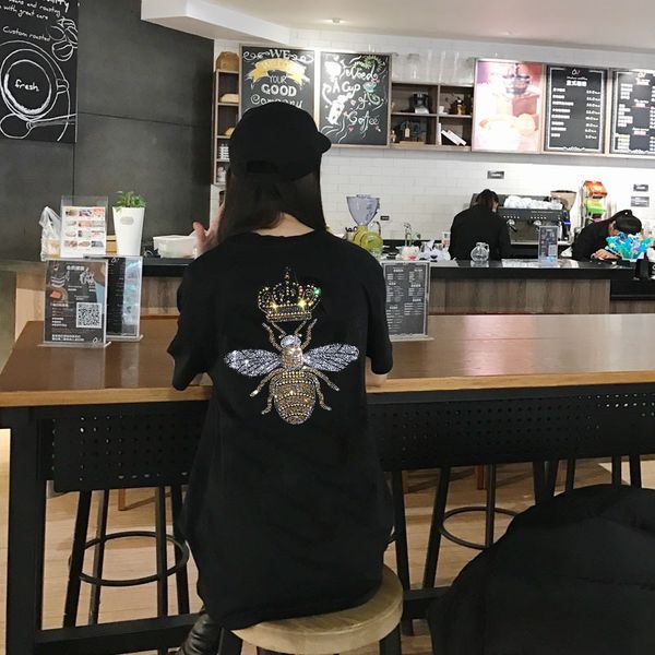2021 new summer of women women's cartoon shirts diamond tshirt loose casual fashion designtshirt female beautiful woman's ufad, White
2021 new summer of women women's cartoon shirts diamond tshirt loose casual fashion designtshirt female beautiful woman's ufad, White