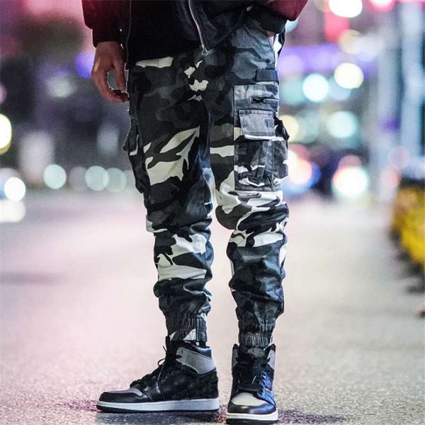 street style autumn camouflage overalls men's leggings trousers street fashion functional wind multi-pocket beaming casual pants size m, Black
street style autumn camouflage overalls men's leggings trousers street fashion functional wind multi-pocket beaming casual pants size m, Black