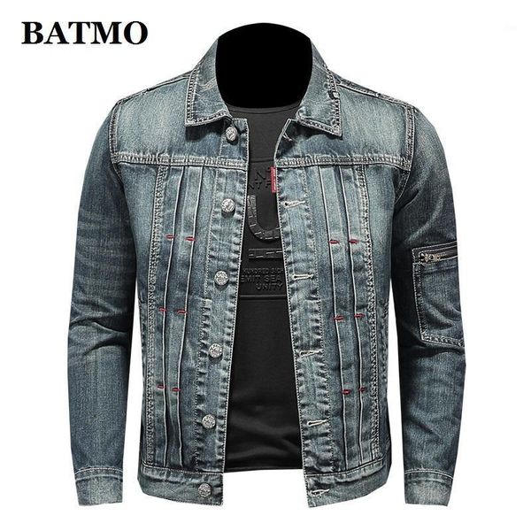 batmo 2021 new arrival spring cotton denim jackets coat men,casual jackets,plus-size m-5xl,h061631, Black;brown
batmo 2021 new arrival spring cotton denim jackets coat men,casual jackets,plus-size m-5xl,h061631, Black;brown